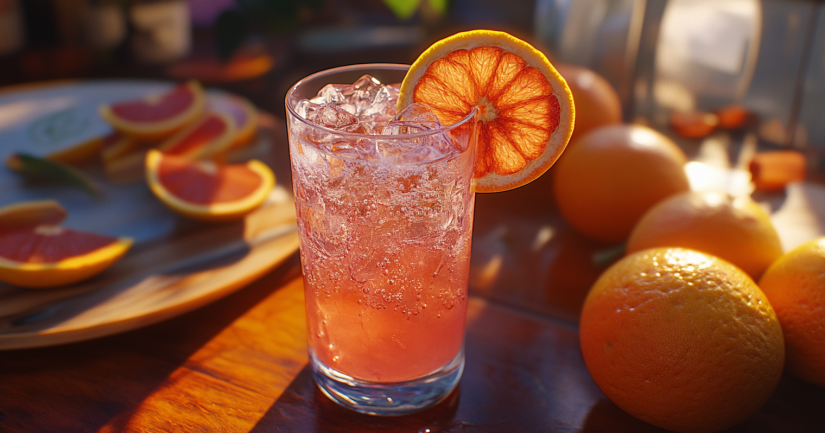 Grapefruit soda