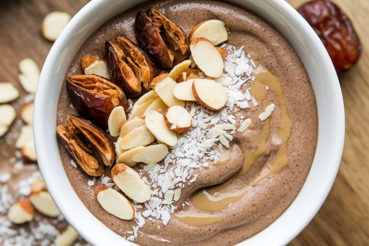 Date and Tahini Smoothie Bowl