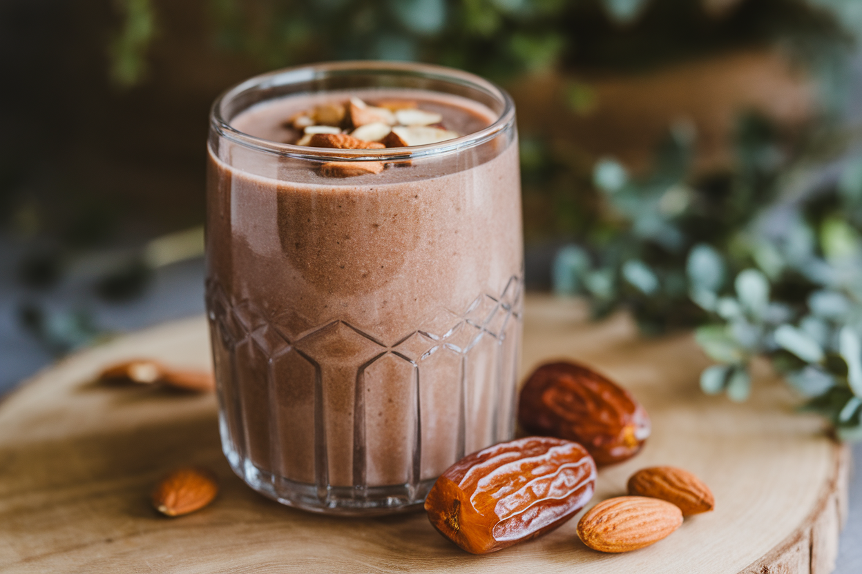 Date and Almond Milk Smoothie