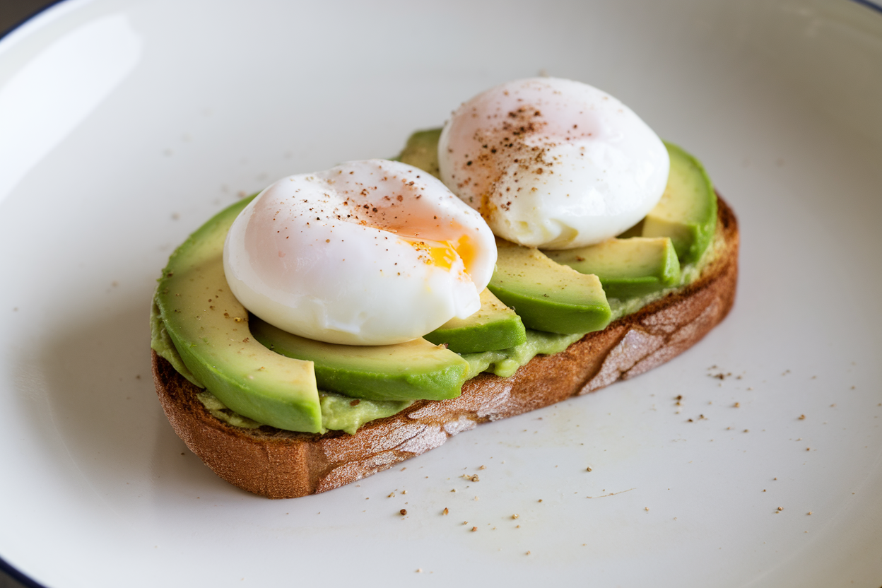 Avocado Toast with Poached Eggs