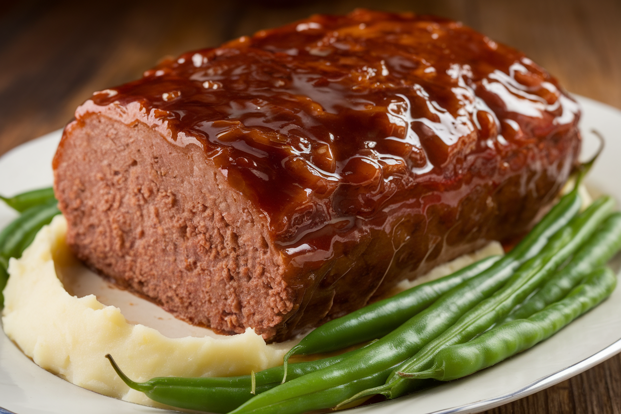 Classic Meatloaf with Glazed Topping