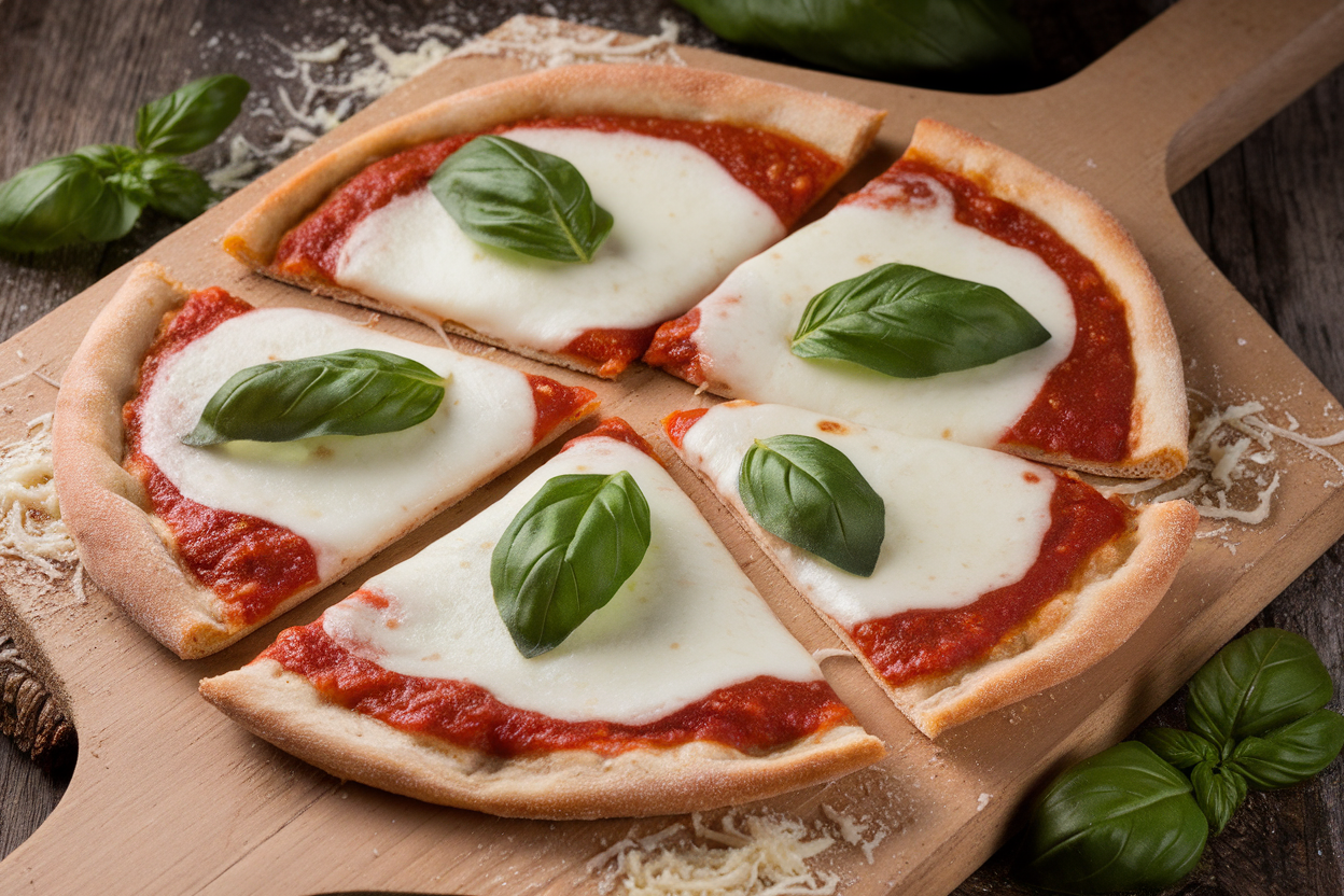 Margherita Pizza with Fresh Basil