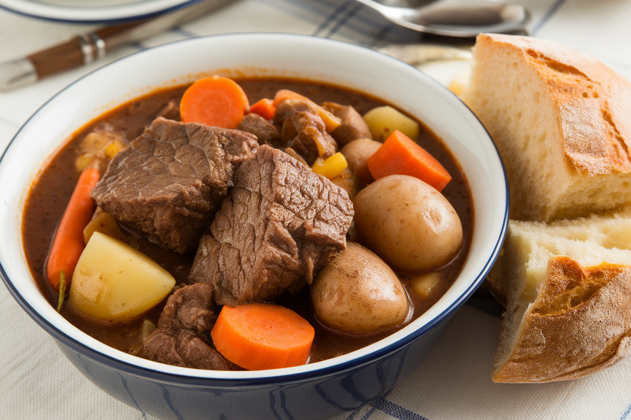 Hearty Beef Stew with Root Vegetables